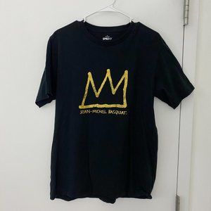Uniqlo Jean-Michel Basquiat UT kaws sz Large black men